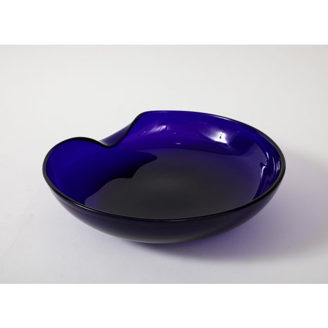Elsa Peretti For Tiffany & Co Venetian Blown Glass Blue Cobalt Collection - 5 Pieces For Sale In New York - Image 6 of 12