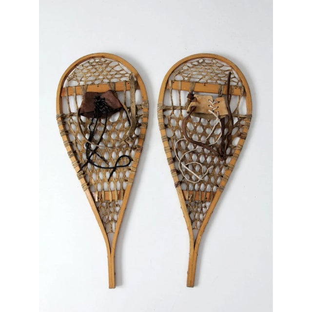 Vintage Snowshoes For Sale - Image 4 of 11