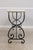 1980s Wrought Iron Base Marble Top Console Sofa Table For Sale - Image 5 of 15
