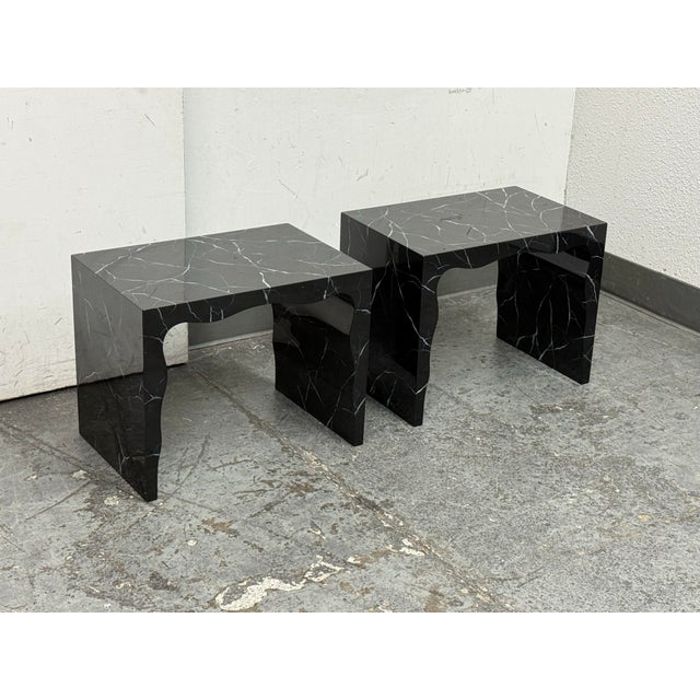 Made Goods Foster Benches/Side Tables, Pair For Sale - Image 11 of 12