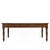 A perfectly restored 19th-century rectangular walnut dining table with drawers, finished with shellac and wax. The...