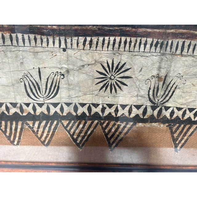Large Decorative Panel with Polynesian Motif, 1900s For Sale - Image 9 of 12