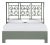 Palm Springs Platform Bed Queen, Evergreen For Sale
