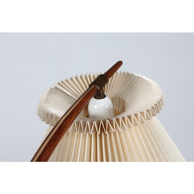 Severin Hansen Danish Bridge Tripod Floor Lamp by Severin Hansen for Haslev Møbelsnedkeri, 1950s For Sale - Image 4 of 9