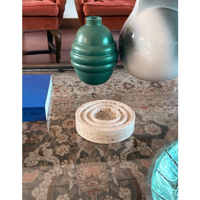 Mid-Century Modern Travertine Catchall by Cerri Nestore, Italy, 1970s For Sale - Image 3 of 18