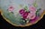 Rose Antique T and v Limoges French Porcelain Cabinet Plate Hand Painted Roses Gold Rim For Sale - Image 8 of 15