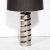 Late 20th Century Modernist Torqued Spiral Form Table Lamp in Satin Nickel For Sale - Image 4 of 13