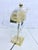 1990s Hollywood Regency Table Lamp in Acrylic and Gold-Plated Metal, 1970s For Sale - Image 5 of 16
