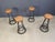 Brutalist Chain Link Bar Stools, 1970s, Set of 4 For Sale - Image 4 of 11