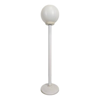Space Age Floor Lamp in White Plastic, 1970s For Sale