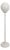 Space Age Floor Lamp in White Plastic, 1970s For Sale