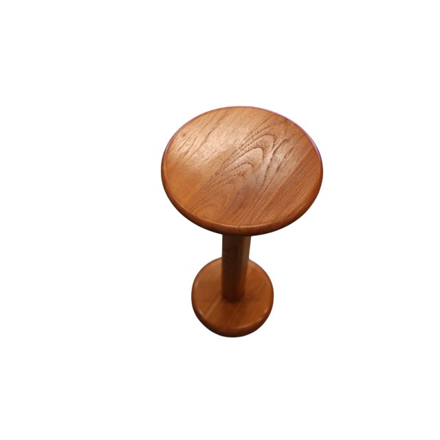 Mid-Century Modern Pedestal in Teak from Dyrlund, Denmark, 1960s For Sale - Image 3 of 8