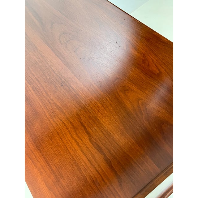 Vintage Henkel Harris Solid Wild Black Cherry Triple Dresser Model 124 For Sale - Image 12 of 17