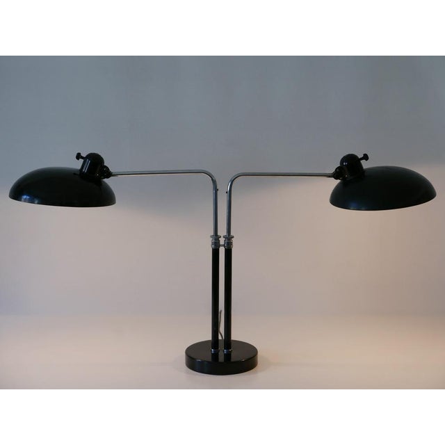 Bauhaus Model 6660 2-Armed Desk Light by Christian Dell for Kaiser Idell, 1930s For Sale - Image 13 of 18
