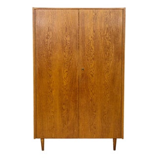 Mid-Century Wardrobe in Oak & Pine, 1960s For Sale