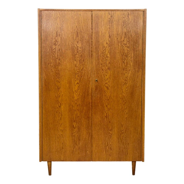 Mid-Century Wardrobe in Oak & Pine, 1960s For Sale