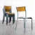 French Mullca Stacking Aqua Model 510 Dining Chairs, 1960s, Set of 8 For Sale - Image 6 of 8