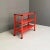 1980s Italian Modern Red Metal Bookcase, 1980s For Sale - Image 5 of 10