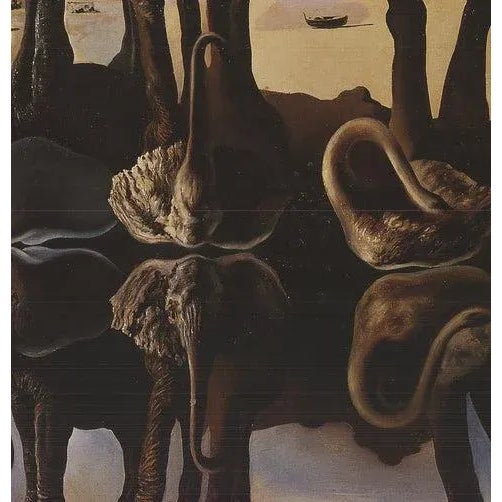 Salvador Dali Reflection of Elephants, 2001 For Sale - Image 4 of 4