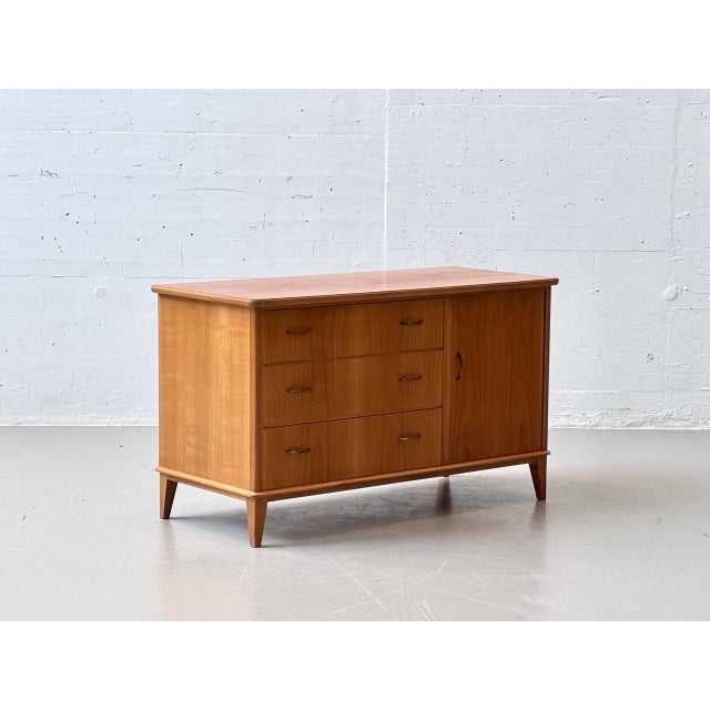 Mid-Century Modern Sideboard in Teak, 1950s For Sale - Image 4 of 17