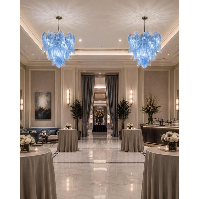 Italian Murano Glass Chandeliers, 1970s, Set of 3 For Sale - Image 4 of 16