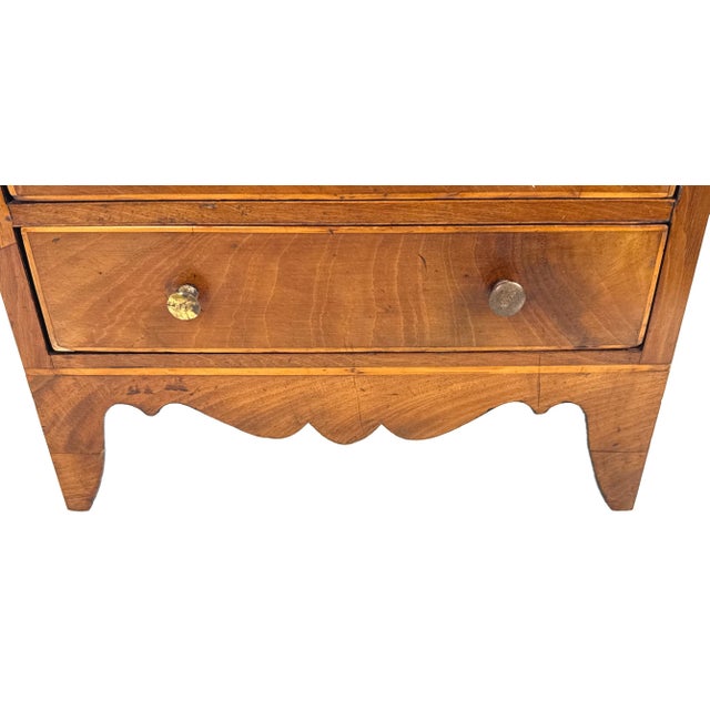 Wood Georgian Mahogany Miniature Chest of Drawers, 1790s For Sale - Image 7 of 11