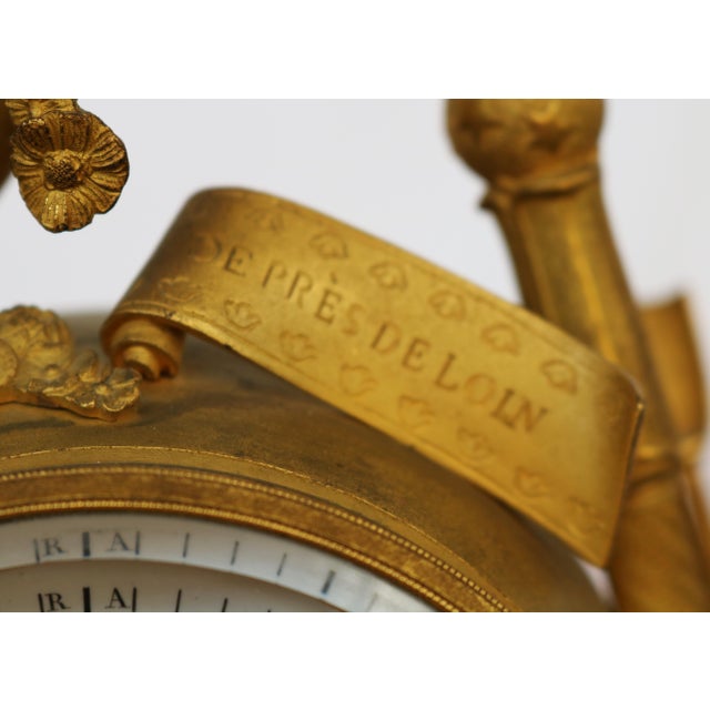 French Gilt Bronze Mantel Clock For Sale - Image 14 of 18