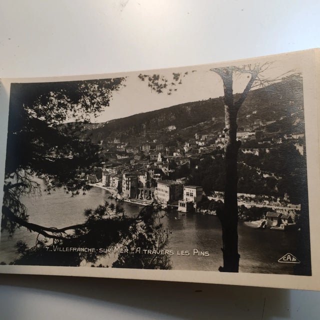 Antique French Postcard Booklet Real Photos For Sale - Image 9 of 10