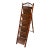 Vintage Standing Bamboo Magazine Rack For Sale