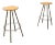 Set of German Duktus Kitchen or Barstools from Bulthaup For Sale