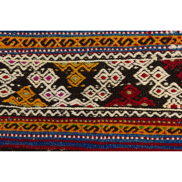 1950s One a Kind Vintage Anatolian Kilim Rug For Sale - Image 5 of 11