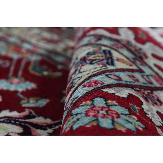 Traditional 1960s Old Persian Tabriz Area Rug 9’7″ X 12’9″ For Sale - Image 3 of 12