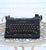 Industrial Vintage Smith Corona Typewriter and Case For Sale - Image 3 of 12