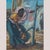 African Woman Drawing Water, 1980s, Oil Painting on Canvas For Sale - Image 7 of 7