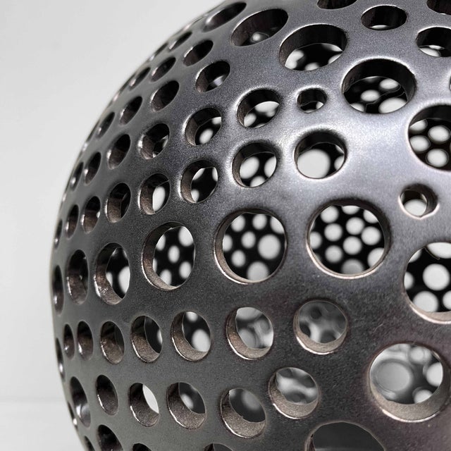 Glazed Ceramic Spheres, 1990s, Set of 4 For Sale - Image 10 of 18