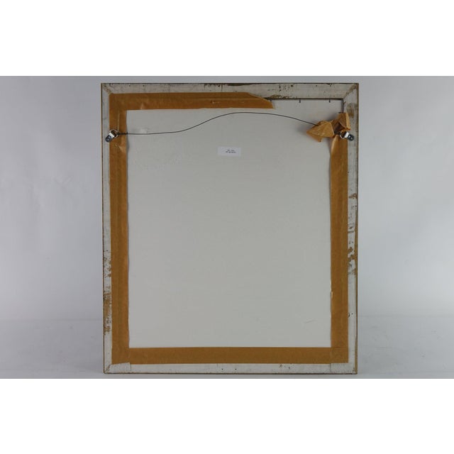 Art Deco The Patterned Garden 3 - Print of Original Oil Pencil on Board Signed For Sale - Image 3 of 4