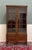 Antique English Jacobean Bookcase Bookshelf Cabinet Double Door Oak c.1930s For Sale - Image 4 of 17