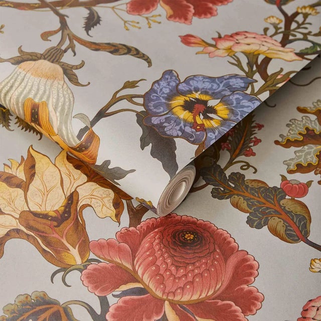 English House of Hackney Artemis Wallpaper - Dove Grey For Sale - Image 3 of 4