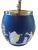 Late 19th Century Wedgwood Jasperware Cobalt and White Ice Bucket With Lid For Sale In New York - Image 6 of 12