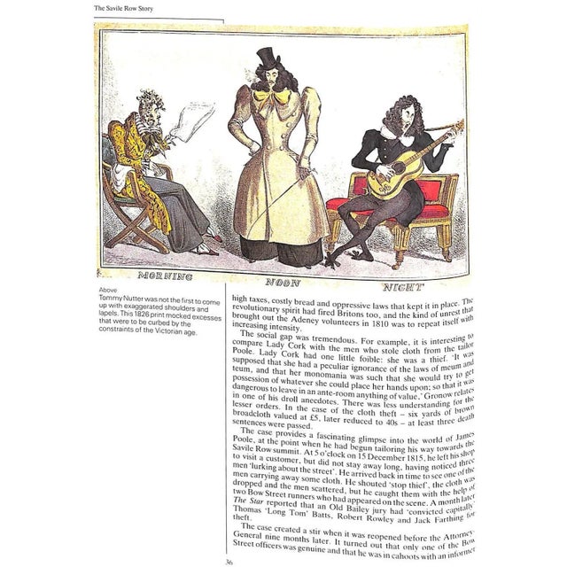 "The Savile Row Story an Illustrated History" 1988 Walker, Richard For Sale - Image 11 of 18