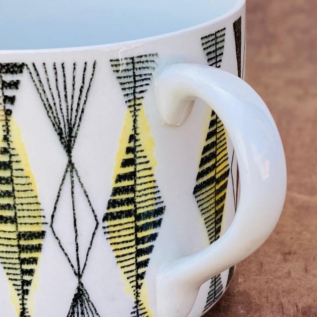 Yellow Mid Century Rorstrand Curtis Cup, Made in Sweden For Sale - Image 8 of 10