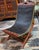 Circa 1980's Ramon Castellano for Kalma Bamboo + Leather Collapsible Chair For Sale - Image 14 of 14
