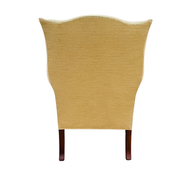 Vintage Hickory Chair Chippendale Wingback Chair | Historic James River Plantations Collection For Sale - Image 6 of 18