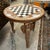 Wood and Inlay Elephant Leg Checkerboard Table For Sale - Image 11 of 12