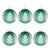 Kenneth Ludwig Chicago Beaded Pine Tree Ball Ornament (Set of 6) For Sale - Image 4 of 4