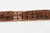 Italian Roberta Di Camerino Black & Brown Cut Velvet and Silver Plate Buckle Waist Belt For Sale In Miami - Image 6 of 10