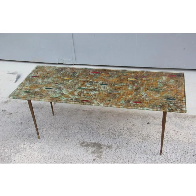 Mid-Century Modern Italian Coffee Table from Cristal Art, 1950s For Sale - Image 3 of 13