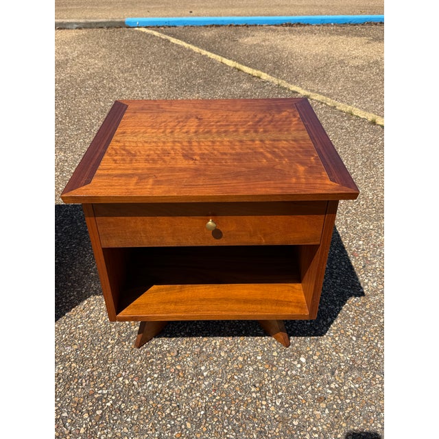 Wood 1960s George Nakashima for Widdicomb Nightstands, A Pair For Sale - Image 7 of 9