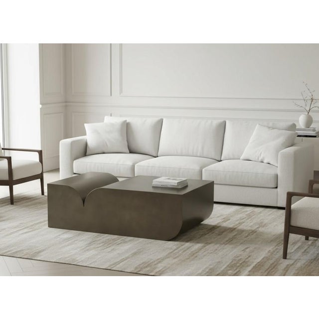 2020s Brooke Sculptural Brass Coffee Table For Sale - Image 5 of 7