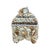 Traditional Footed Natural and White Mixed Shell Box For Sale - Image 3 of 7